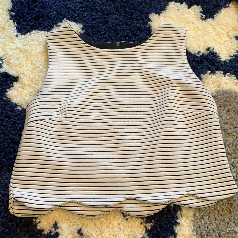 Aqua crop top